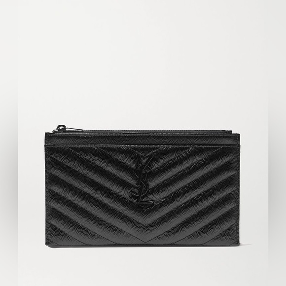 YSL Quilted Leather Clutch - Picture 1 of 1